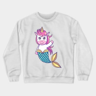 Mermaid Unicorn Crewneck Sweatshirt